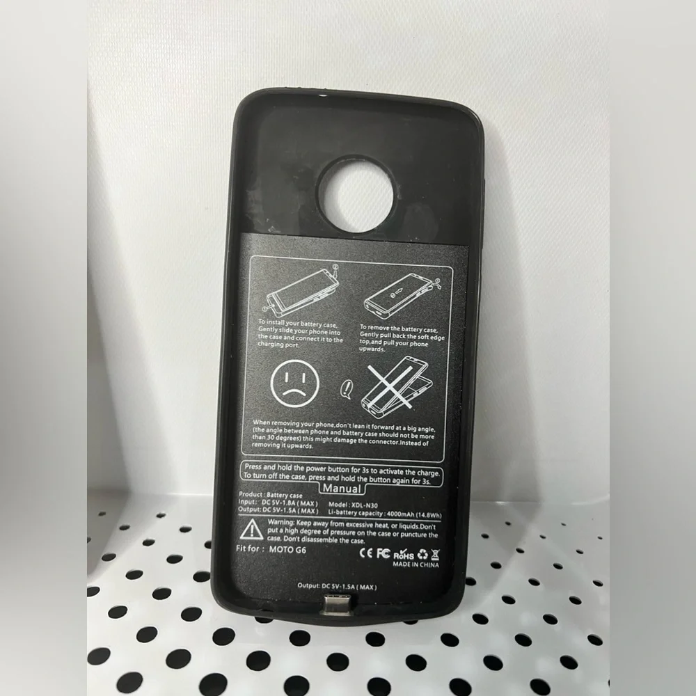 NEWDERY Slim Power Case for MOTO G6 Power Bank Hard to Find
